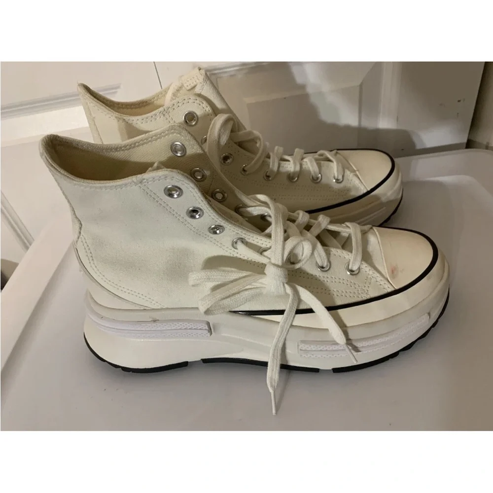 Converse Mens Sz 8 A00868C Run Star Legacy CX Unisex Sneaker In White - Picture 8 of 12